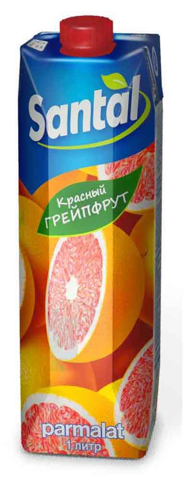 Сокосодержаший напиток Santal грейпфрут 1 л 80₽