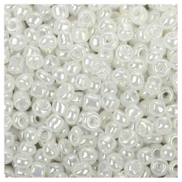 Бисер Colibry размер 10 белый жемчуг 60 г 40₽