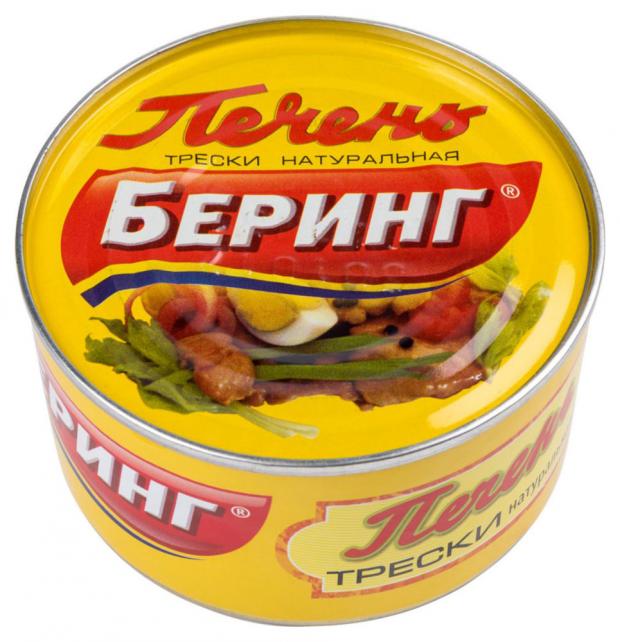 

Печень трески «Беринг» натуральная, 190 г