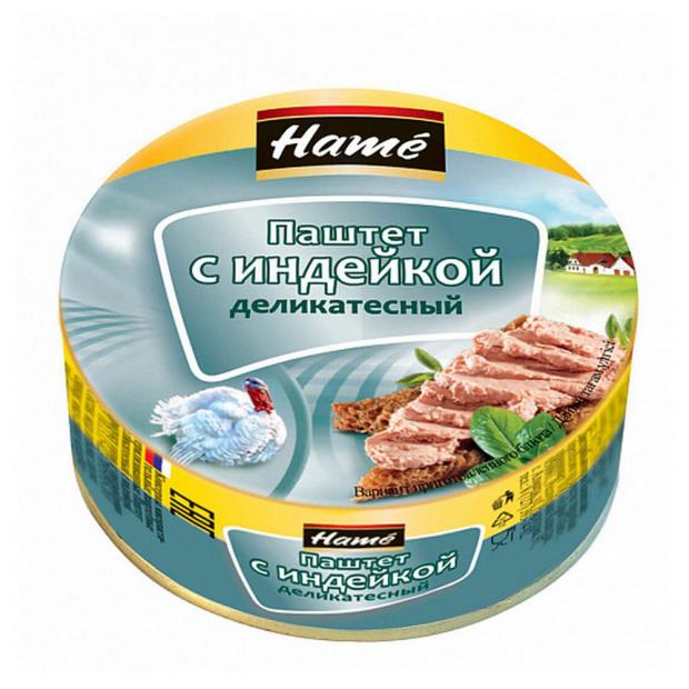 

Паштет Hame деликатесный с индейкой, 117 г