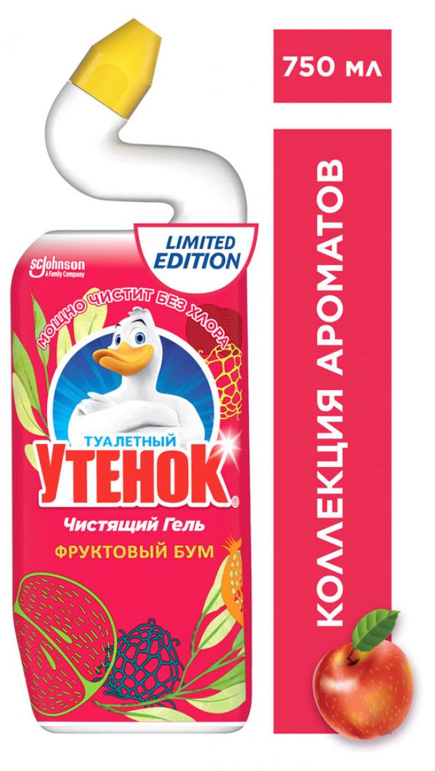 

Чистящий гель для унитазов «Туалетный Утенок» Фруктовый бум, 750 мл