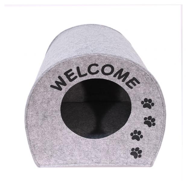 

Домик для животных Eva Будка WELCOME войлок, 33х33х45 см