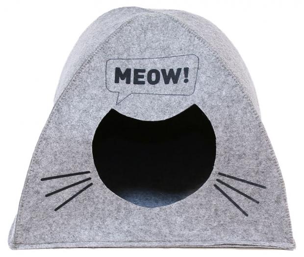 

Домик для животных Eva Палатка MEOW войлок, 38х28х38см