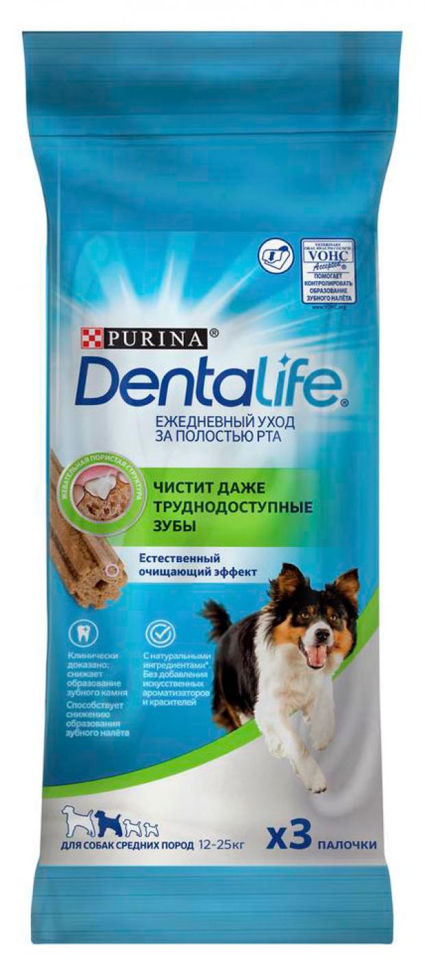 

Лакомство для собак DentaLife средних пород для поддержания здоровья полости рта, 69 г