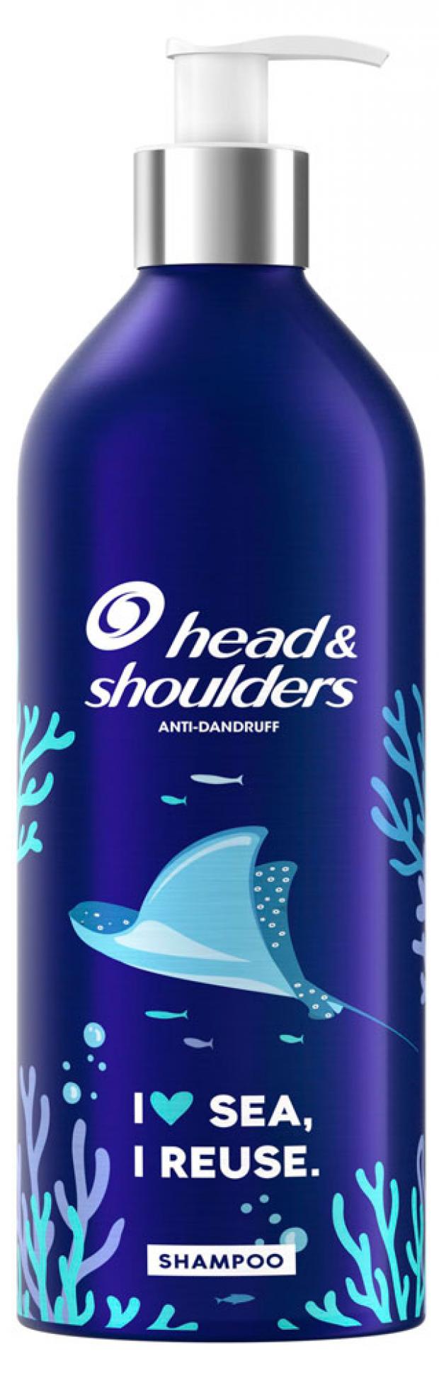 фото Шампунь для волос head &amp; shoulders основной уход многоразовая алюминиевая упаковка, 430 мл head&amp;shoulders