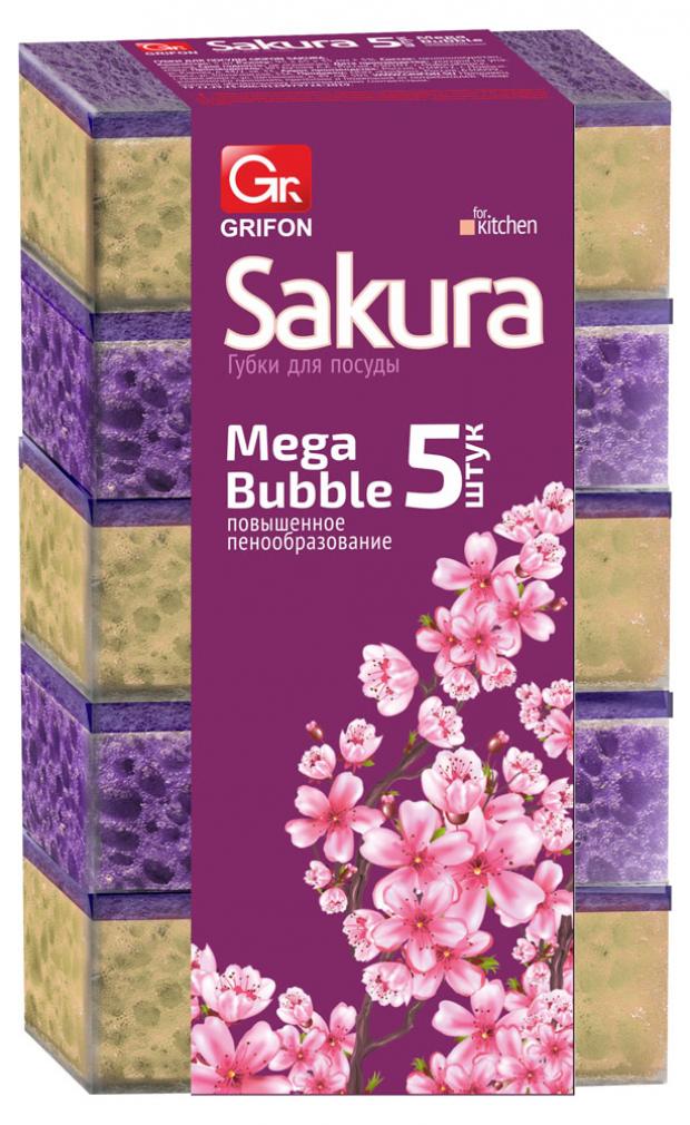

Губки Grifon Mega Bubble, 5 шт