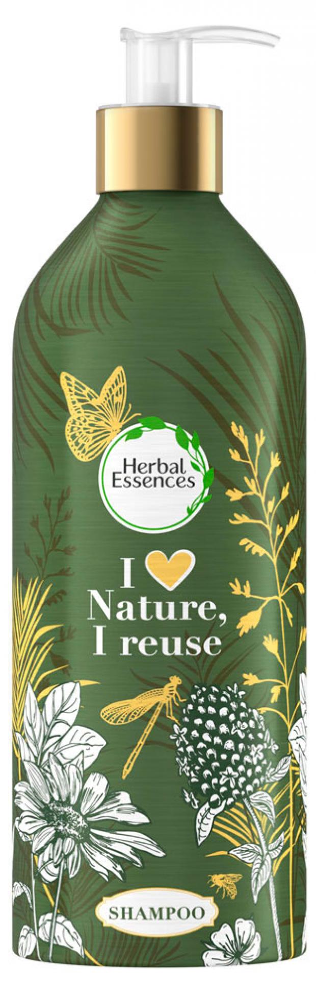 фото Шампунь для волос herbal essences марокканское аргановое масло многоразовая алюминиевая упаковка, 430 мл