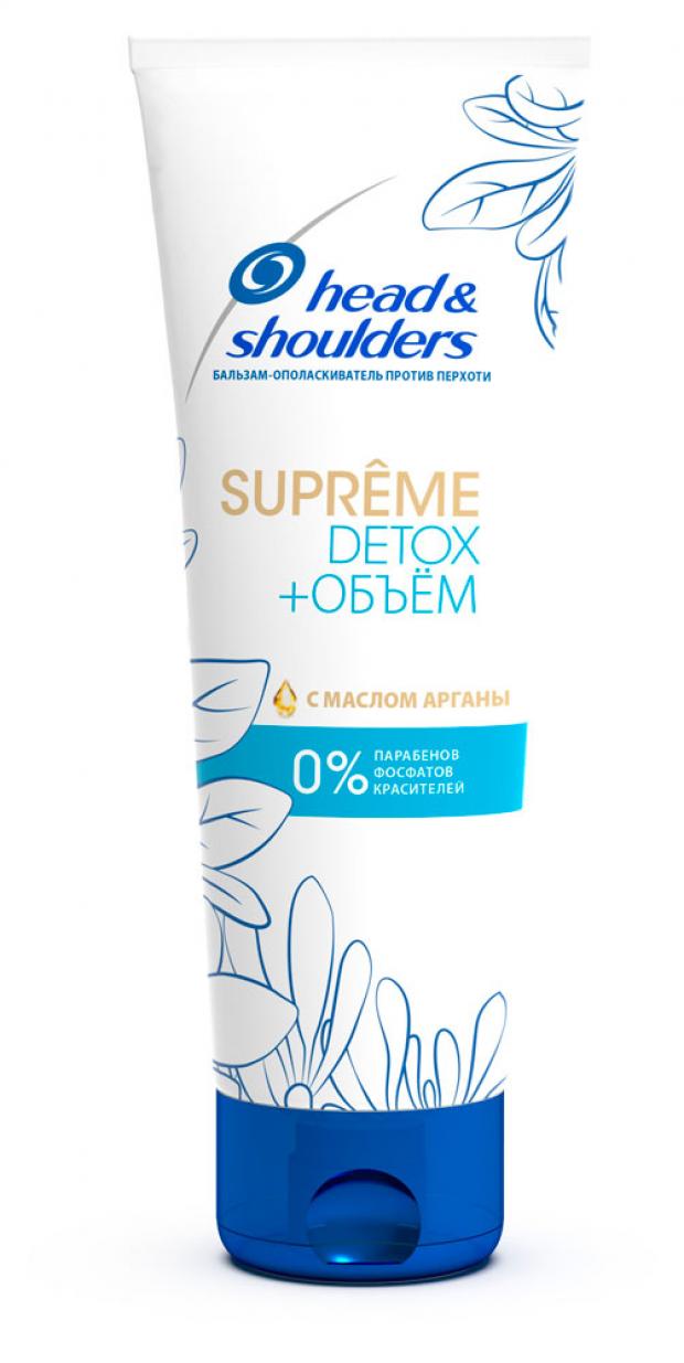 

Бальзам-ополаскиватель для волос Head&Shoulders Supreme Detox Объём, 275 мл
