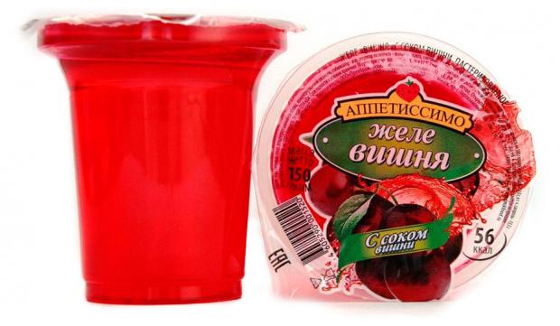 Желе Аппетиссимо вишня 150 г 14₽