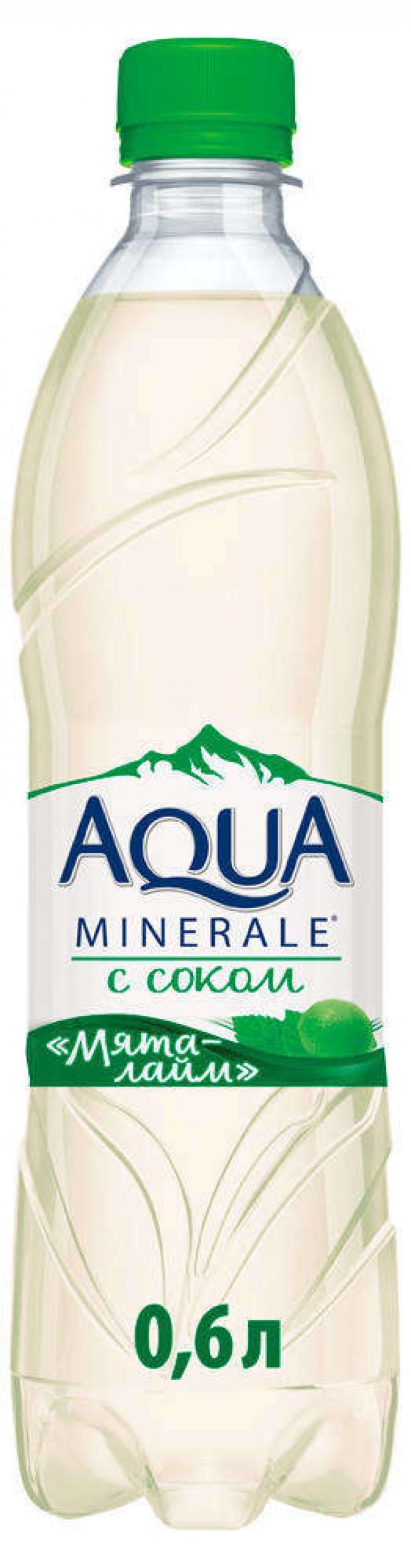 

Напиток негазированный Aqua Minerale Active лайм мята безалкогольный, 600 мл