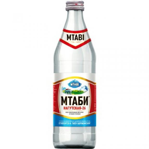 

Вода минеральная «Нагутская» с газом, 500 мл