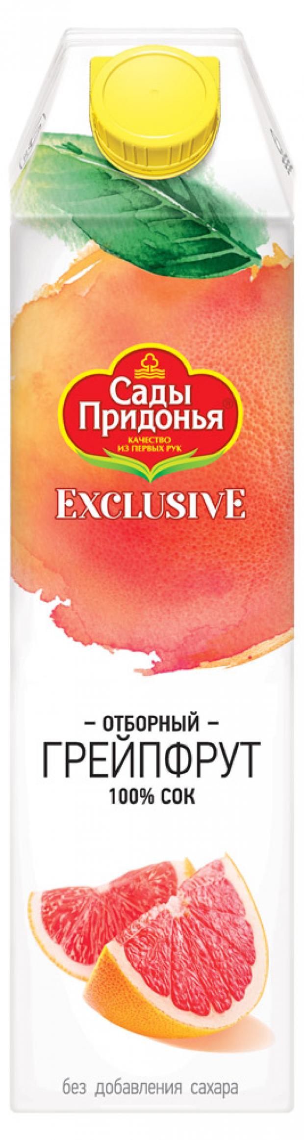 

Сок грейпфрутовый «Сады Придонья» Exclusive с мякотью, 1 л