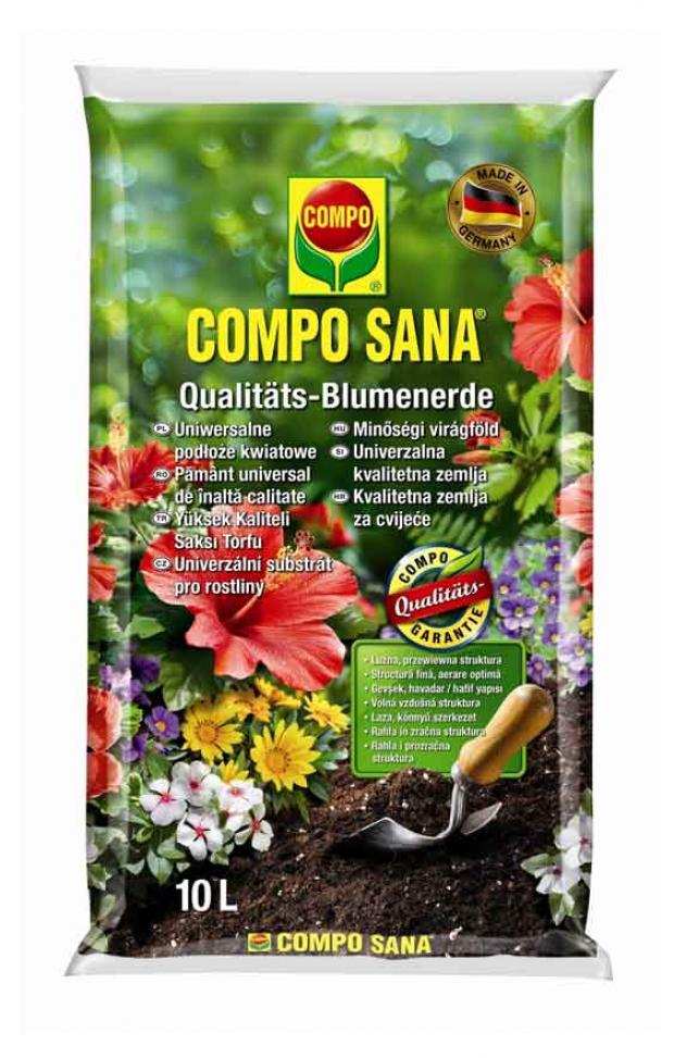 Почвогрунт универсальный Compo Sana 10 л 381₽