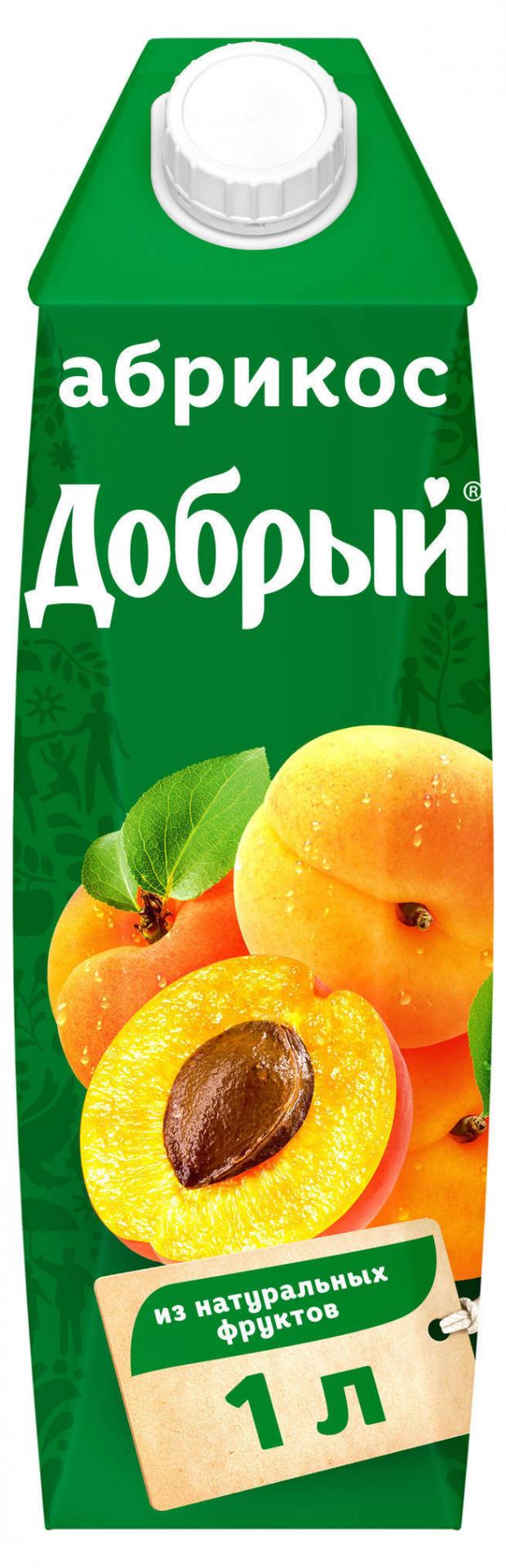 

Нектар абрикосовый «Добрый» с мякотью, 1 л