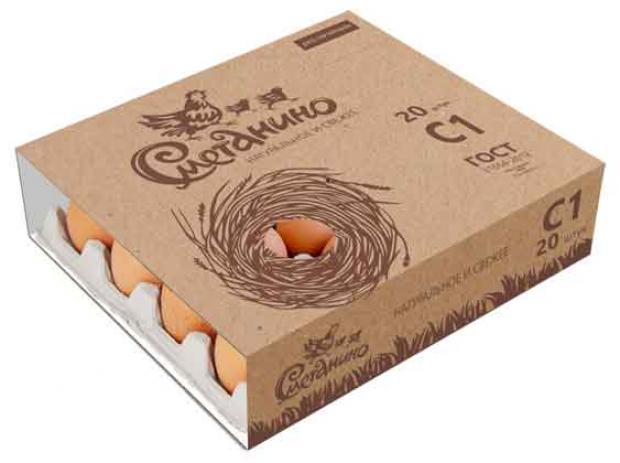 Яйцо куриное Сметанино выбирай родное С1 20 шт 186₽