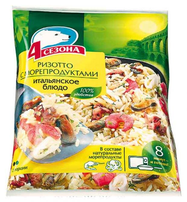 Ризотто 4 Сезона с морепродуктами замороженное 600 г 327₽