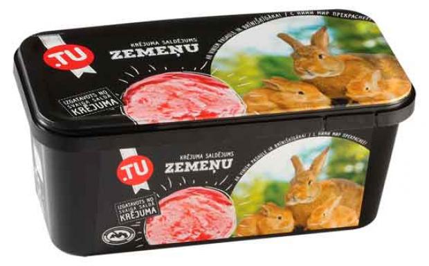 Мороженое TU сливочное клубничное 500 г 435₽