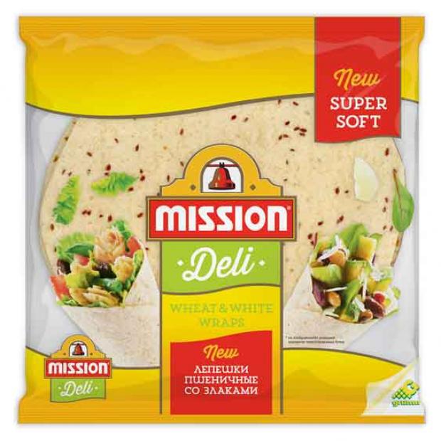 Лепешки пшеничные Mission со злаками 250 г 81₽