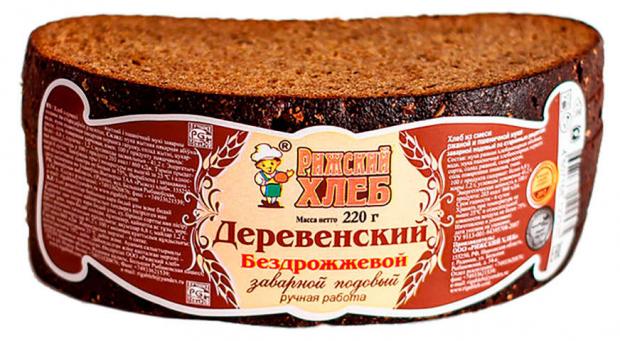 Хлеб пшенично-ржаной Рижский хлеб Деревенский 220 г 62₽