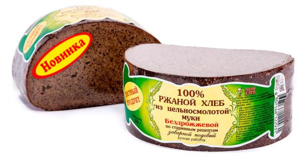 Хлеб ржаной Рижский хлеб заварной подовый 220 г 82₽