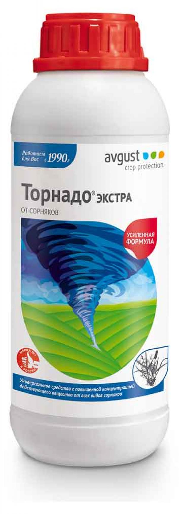

Гербицид от сорняков Avgust Торнадо Экстра, 900 мл