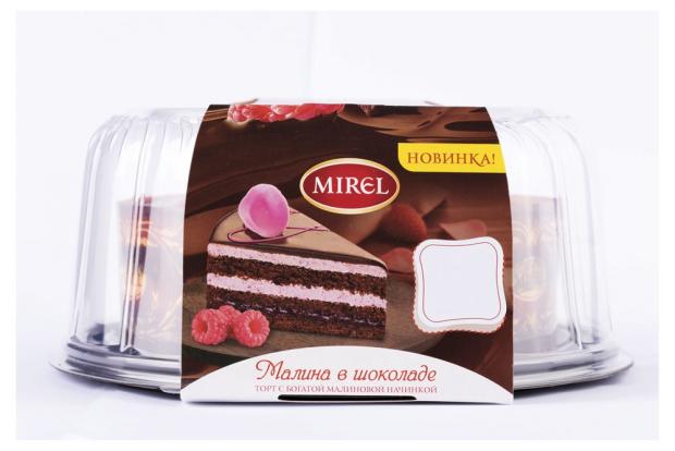 

Торт бисквитный Mirel Малина в шоколаде, 850 г