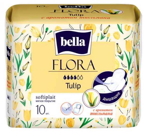 Прокладки гигиенические Bella Flora Тюльпан, 10 шт