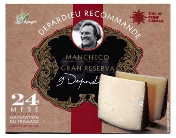 Сыр твердый Депардье рекомендует Manchego 24 месяца созревания 250 г 502₽