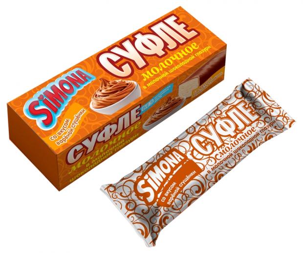 

Суфле молочное Simona вареная сгущенка в шоколадной глазури, 40 г