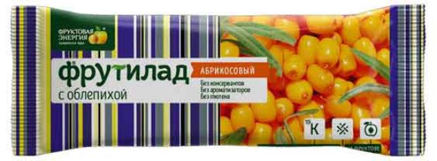 Батончик фруктовый Фруктовая энергия облепиха 30 г 40₽