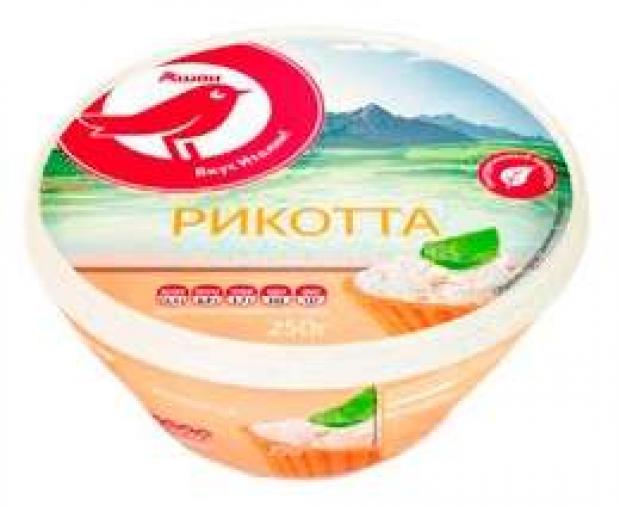 

Сыр мягкий АШАН Рикотта 30%, 250 г