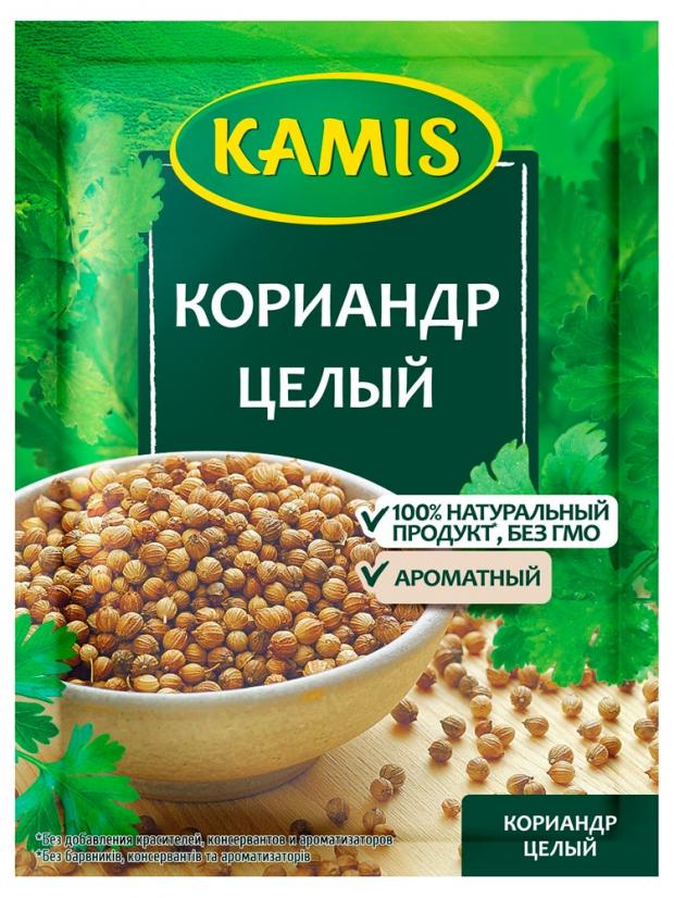 

Кориандр Kamis целый зерно, 15 г