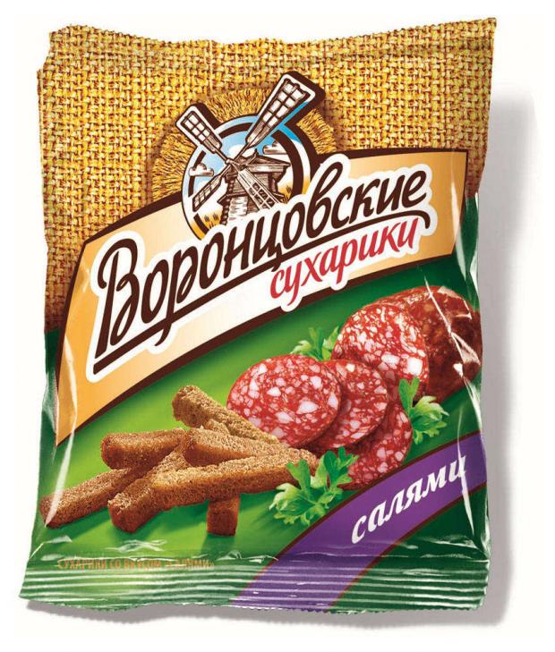 

Сухарики ржаные «Воронцовские» со вкусом салями, 40 г
