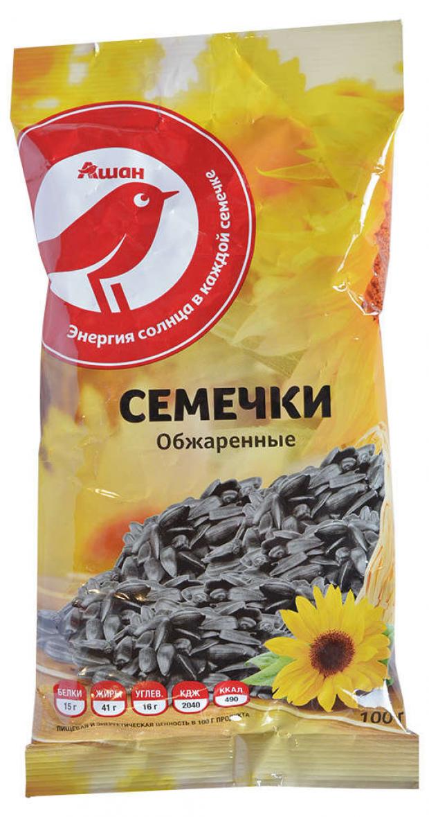 

Семечки подсолнечные АШАН обжаренные, 100 г