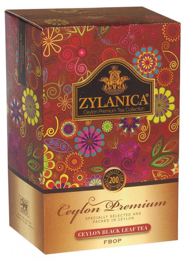

Чай черный ZYLANICA Ceylon Premium English Breakfast листовой, 200 г