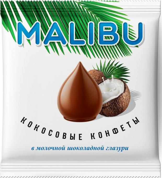 

Конфеты Malibu кокос в молочном шоколаде, 140 г