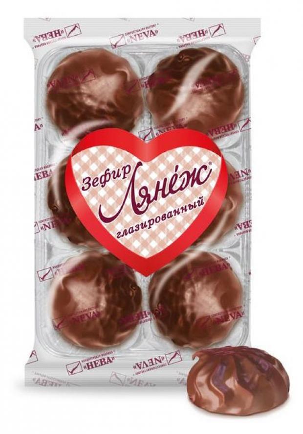 Зефир Лянеж ванильный в шоколаде 360 г 106₽