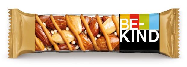 

Батончик миндальный BE-KIND с мёдом морской солью и вкусом карамели, 40 г