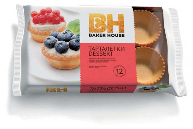 

Тарталетки Baker House десертные из песочного теста, 180 г