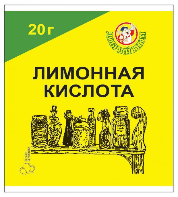 

Лимонная кислота«Добрый Гном», 20 г