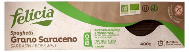 

Спагетти Felicia Spaghetti Grano Saraceno из гречневой муки БИО, 340 г