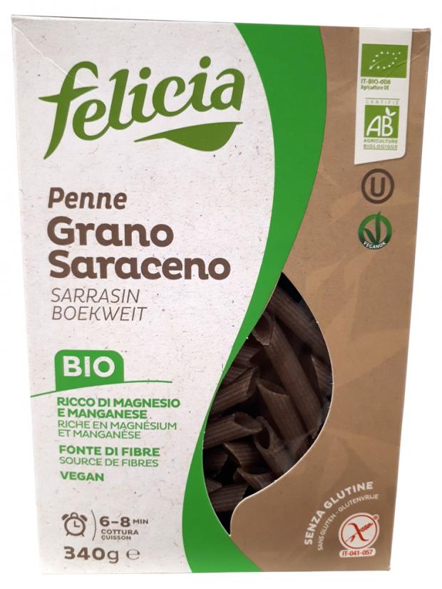 

Паста Felicia Penne Grano Saraceno из гречневой муки БИО, 340 г