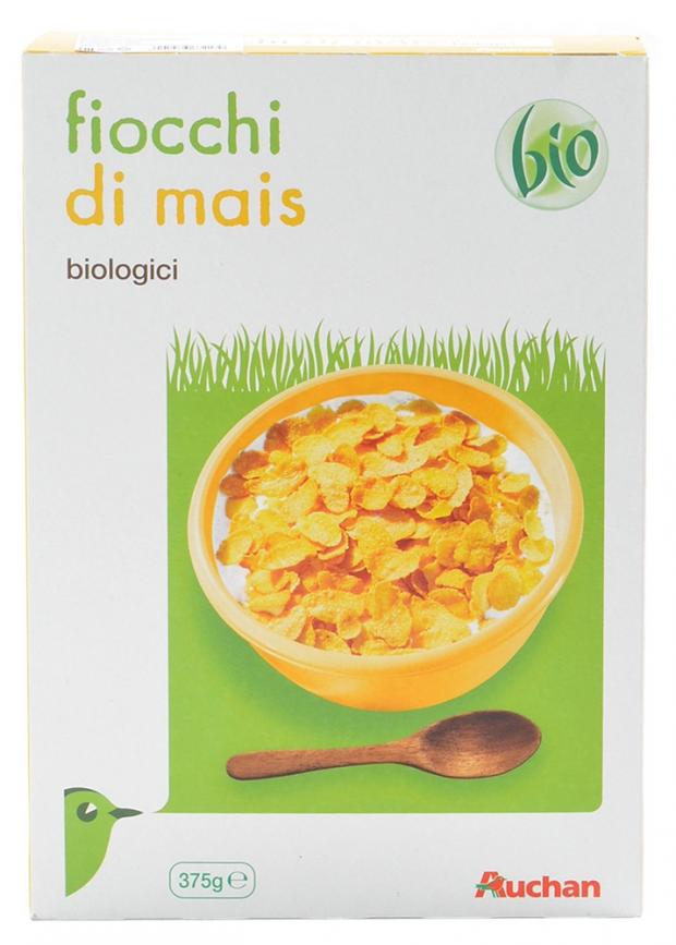 

Хлопья кукурузные Auchan БИО, 375 г
