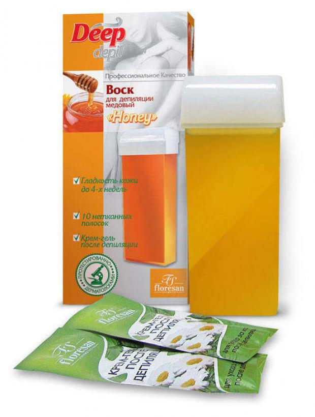 

Воск для депиляции Floresan Honey Медовый объем, 100 мл