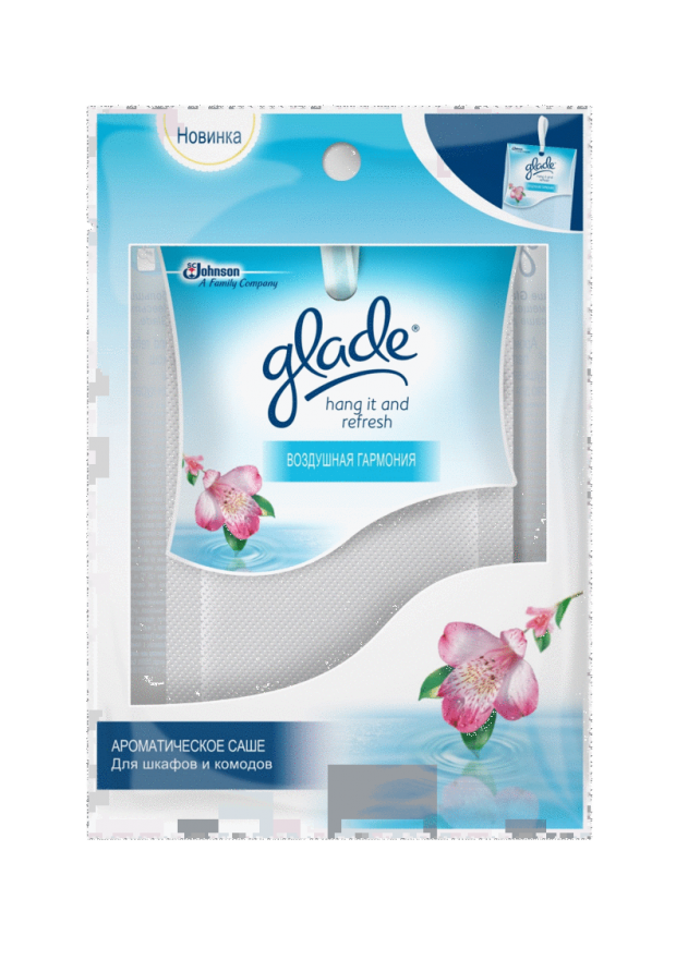 

Саше для шкафов и комодов Glade ароматическое Воздушная гармония, 1 шт