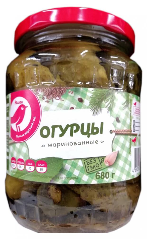 

Огурцы АШАН маринованные, 680 г