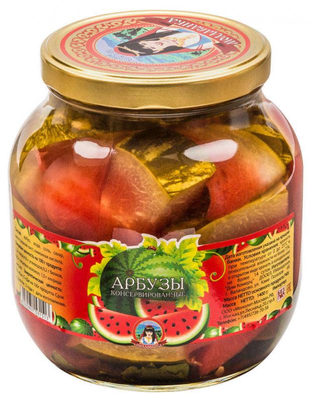 

Арбузы «Молдаванка» консервированные, 1,4 кг