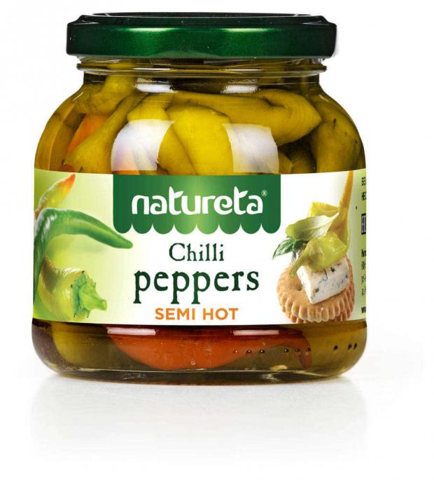 

Перец острый Natureta пепперони стручковый, 260 г