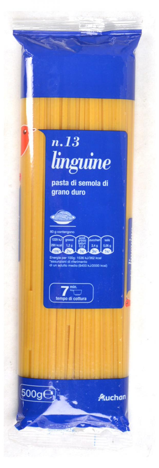 

Макароны Auchan Linguine n.13, 500 г
