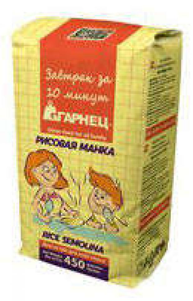 Крупа рисовая Гарнец манка 450 г 65₽